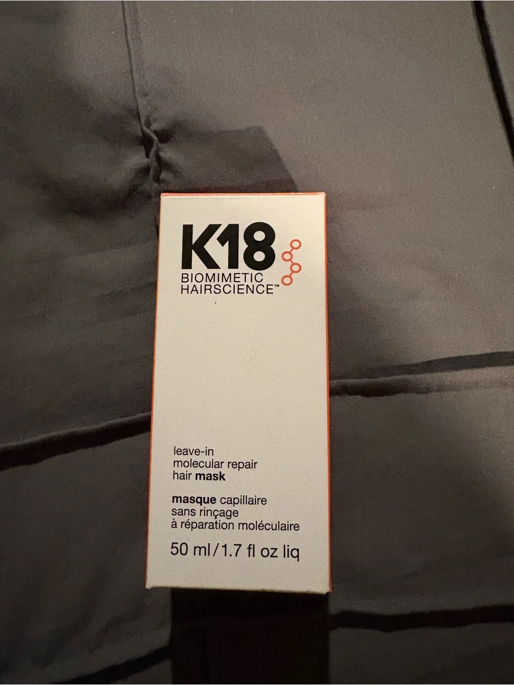 K18 Biomimetic Hairscience Leave-In Molecular Repair Hair Mask - White/Orange